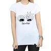 Rick And Morty Womens/Ladies Heads Mono Cotton T-Shirt