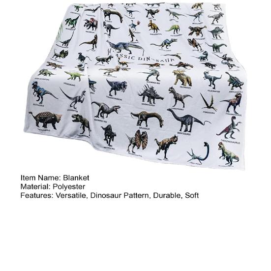 Одеяло супер мягкое удобное фланелевое одеяло динозавр алфавитный узор диванное одеяло для детей и взрослых