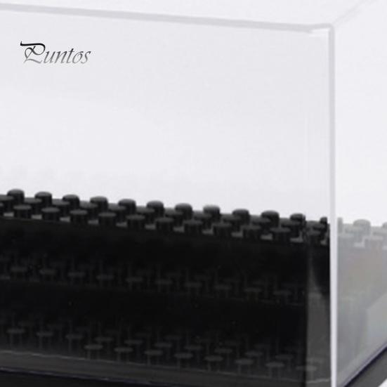 Прозрачная пластиковая штабелируемая витрина для минифигурок с несколькими полками