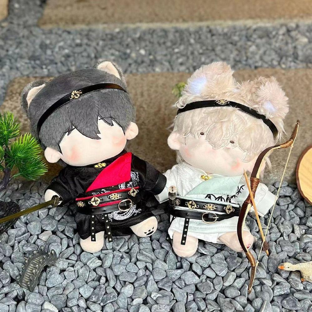 Разноцветная одежда для кукол, 20 см, мини-костюм Hanfu, подарочная кукла, комплект китайского платья, мягкие куклы-идолы