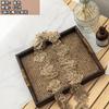 2 метра 3D жемчужные бусины цветочная кружевная отделка лента цветочная аппликация вышитая кружевная ткань для шитья рукоделия DIY поделки принадлежности