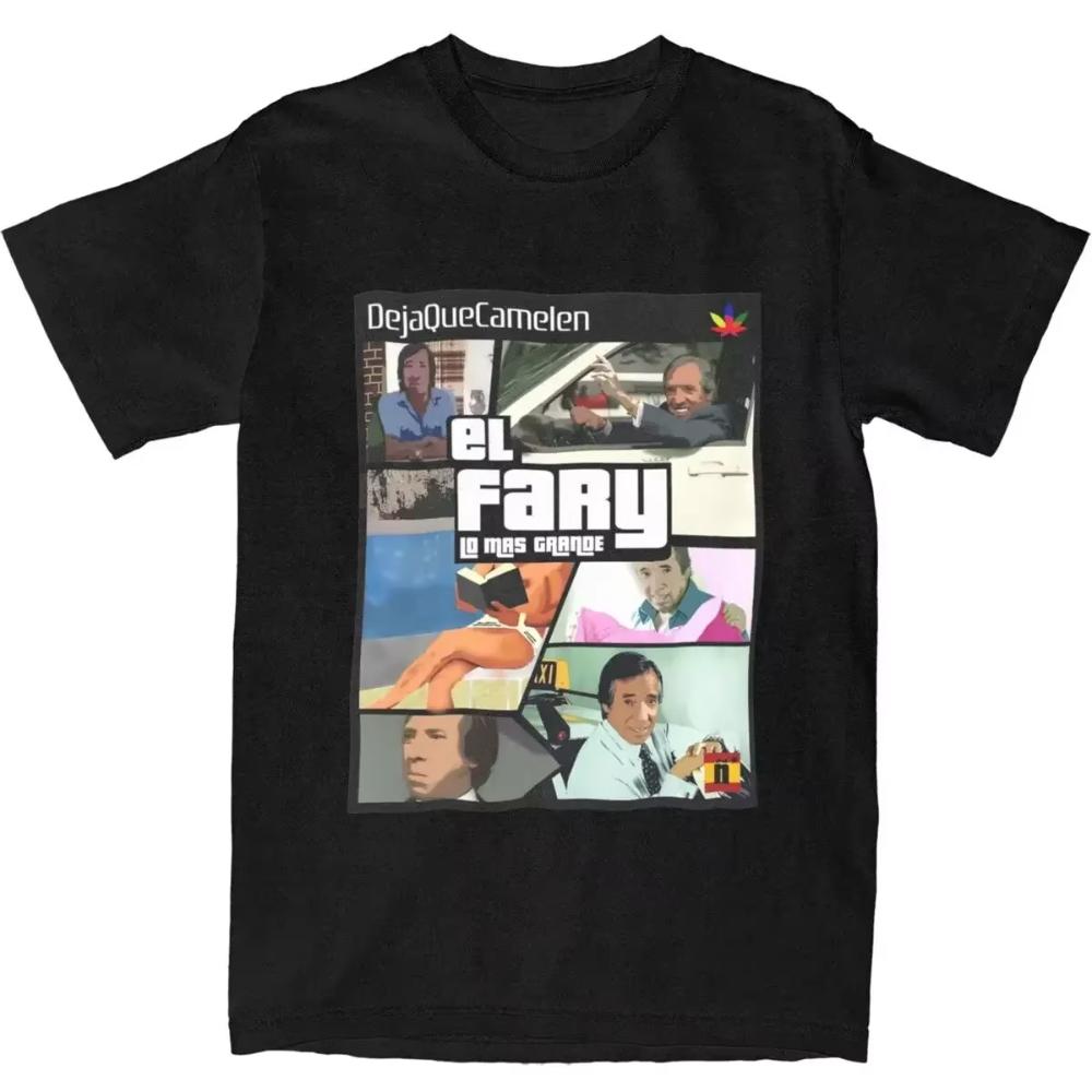 Street Fashion Tshirt El Fary Tshirt Spanish Casual Tshirt Adult Beach Y2K Basic Casual Shortsleeved Clothing Women Clothing