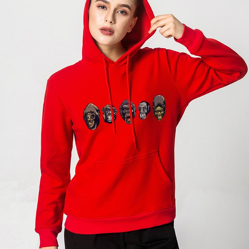 Осенняя толстовка с длинными рукавами Harajuku Sports Loose Pullover Tops Hoodies Женская мультяшная забавная принтовая уличная одежда Новые топы Толстовка