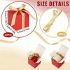 WTEMPO Ribbon Bow Mini Gift Boxes Birthday Wedding Christmas Elegant Party Paper Favor Treat Boxes Ideal for Storing and Gifting Delicate Items