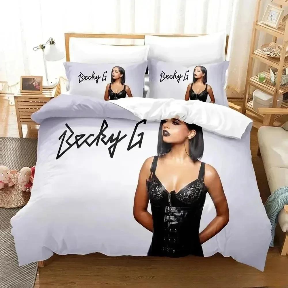 Певец B-Becky G 3D НОВЫЙ Пододеяльник Наволочка Комплект Постельного Белья Взрослый Мальчик Девочка Украшение Спальни Детская Односпальная Двуспальная Большая