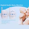 V20 EU Plug Baby Phone Monitor with 2.4G Wireless Infant Audio Walkie Talkie Radio Nanny Babysitter Kids Intercom Baby Alarm