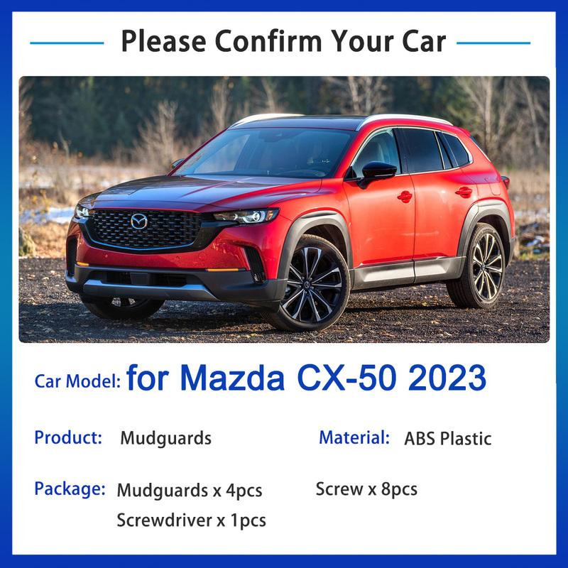 Для Mazda CX-50 CX50 CX 50 2024 Аксессуары Брызговики Автомобильные Передние Брызговики Колес Передние Брызговики Автомобильные Передние Брызговики Наклейка