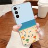 Чехол с принтом «Пляж и побережье» для Samsung S26 Ultra S25 FE S24 S23 S22 Plus S21 A15 A25 A35 A55 A16 A26 A36 A56 A17 A37 A57 5G Прозрачный мягкий чехол из ТПУ