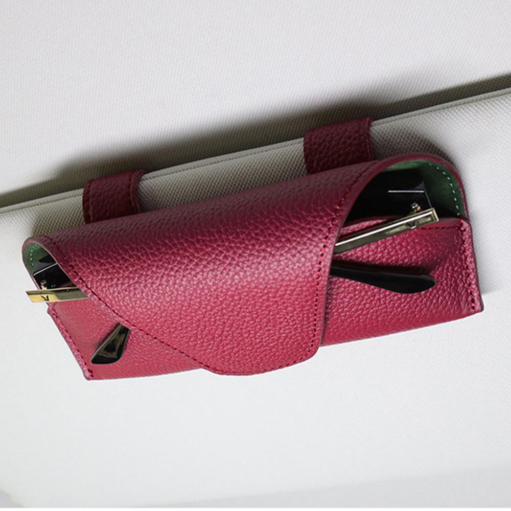 Car Glasses Storage For Universal Auto Sun Visor Sunglasses Storage Holders Card Ticket Storage Clip Holders Cases Accessories