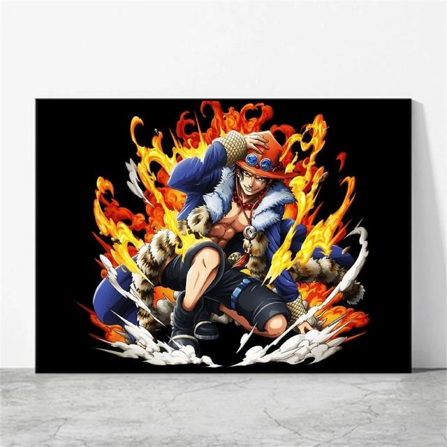 Холст, настенная живопись, полный набор Луффи, аниме, пудинг, рождественские украшения, принты и принтеры