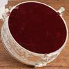European-Style Alloy Jewelry Peacock Silver Storage Box,Earring Circle Organizer Jar Candy Container Dressing Table Decoration