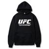 Унисекс Худи с принтом UFC Осень/Зима - Модный Плюс Велюровый Повседневный Спортивный Костюм