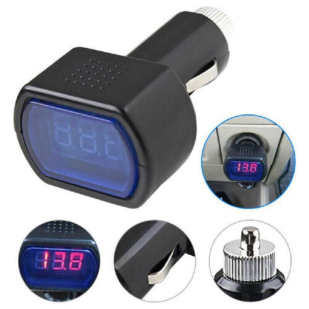 Voltage Gauge Meter Monitor Lighter Volt Voltage Car Voltage Meter Battery Voltage Car Cigarette