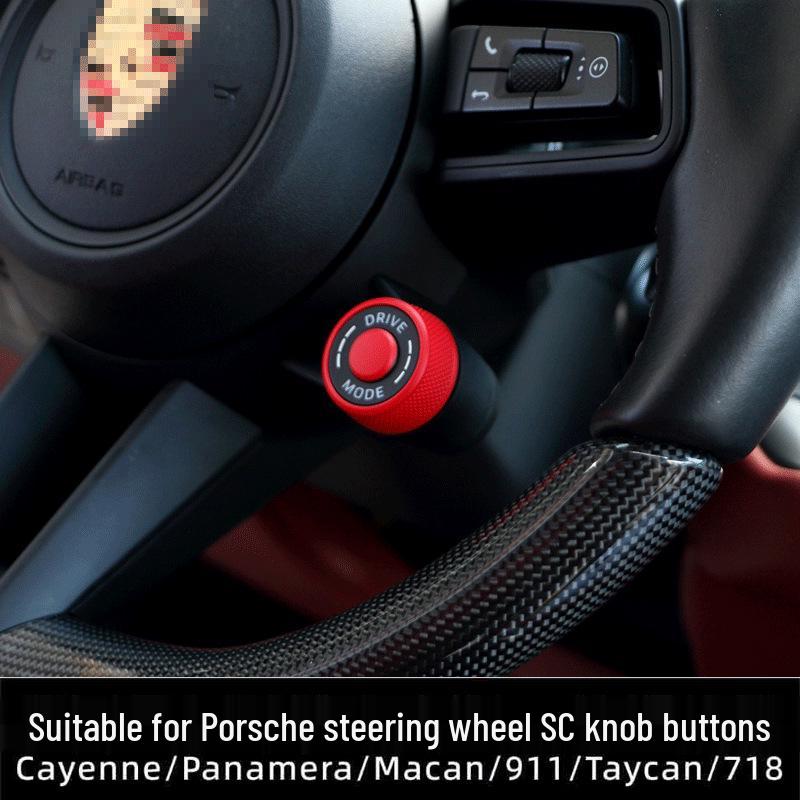 Кнопка запуска двигателя SC Porsche на рулевом колесе для Macan, Panamera, 911, Taycan