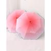 Gradient Folding Umbrella for UV Protection and Sun Protection, Small and Fresh Black Glue for Both Sunny and Rainy Use
