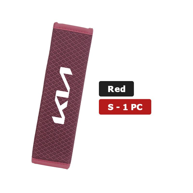 CAONU1 Car Adjustable Ice Silk Shoulder Cover Seat Belt Pad Strap Padding Accessories For KIA Ceed Sportage Rio K5 K2 Optima Cerato