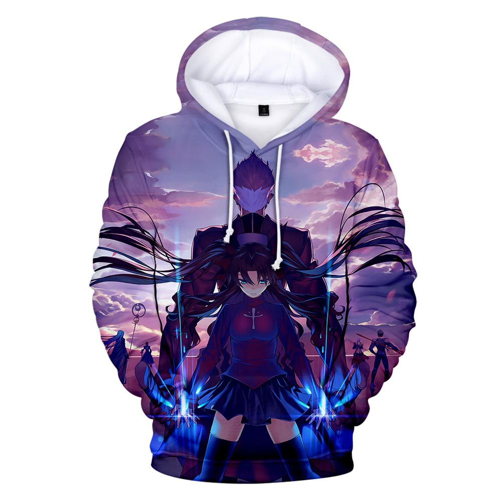 Fate Stay Night 3D Print Hoodies Men Women Casual Fashion Sweatshirt Hoodie Anime Harajuku Streetwear Pullover Hip Hop Tops Coat