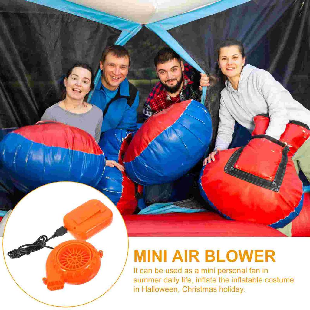 Мини вентилятор для костюмов игровой одежды костюма динозавра надувной воздушный портативный