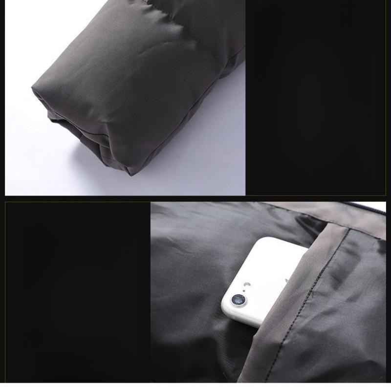 Мужская зимняя новая хлопковая куртка 6XL свободного кроя, короткое хлопковое пальто с капюшоном, повседневный пуховик, модная верхняя одежда