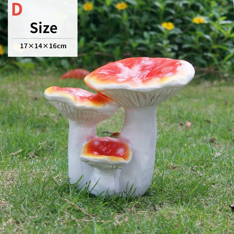 Вилла, сад, украшение для двора, открытый общественный парк, лужайка, имитация смолы, украшение в виде грибов, пейзажная скульптура