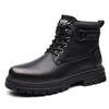 Top Quality Designer Vintage Leather For Men Boots Business Fashion Genuine Leather Men Boots Lace Up Outdoor Motorcycle Boots