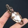 Wild Horse Gemstone Handmade Pure Copper Wire Wrap Jewelry Pendant For Memorial Day