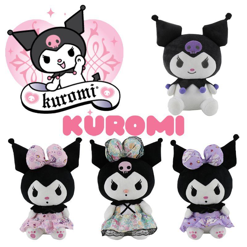 Cute Cartoon Kawaii Kuromi Plush Toy In 25cm Soft And Stuffed Design