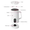 Electric Milk Frother 400W 580ml/19.61oz Warm and Cold Milk Foamer Silent Operation 4 In 1