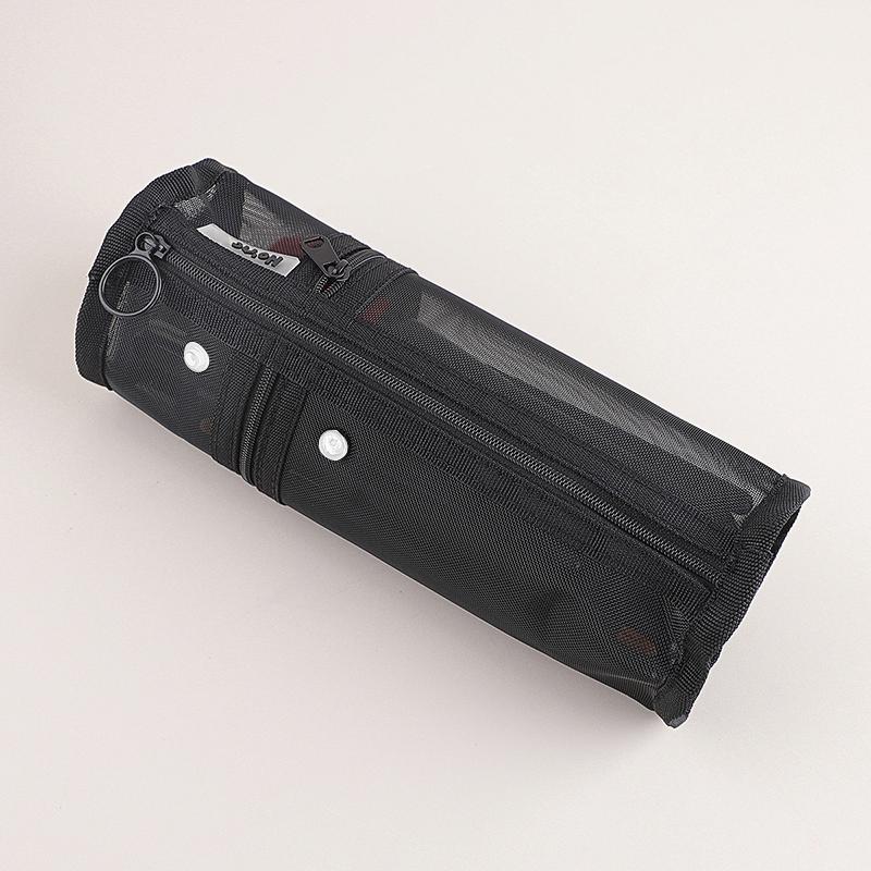 Сетчатая сумка для хранения кистей для макияжа двойного назначения, портативный чехол для кистей, простой держатель для кистей большой емкости, дорожный держатель-держатель