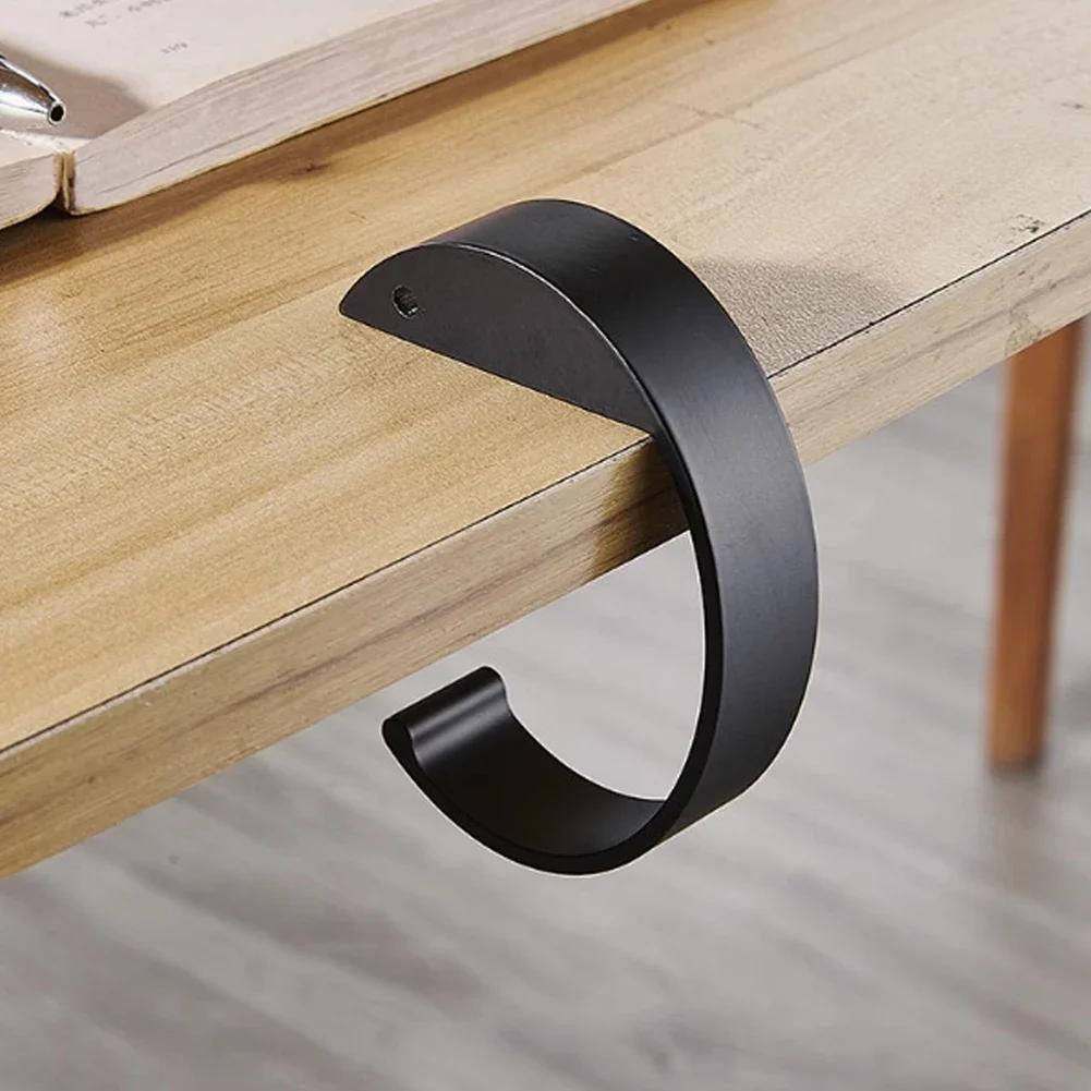 Punch-free Desk Edge Hook Adjustable Gaming Headset Desk Hanger Backpack Storage Hanging Hook Holder Home Office Organizer