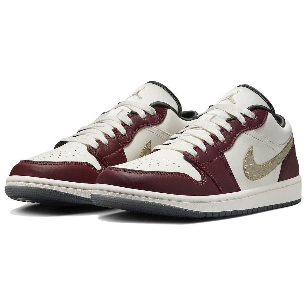 Air Jordan 1 Low SE Year of the Dragon Женские кроссовки Red Sail Metallic-Gold-Grain FJ5735-100