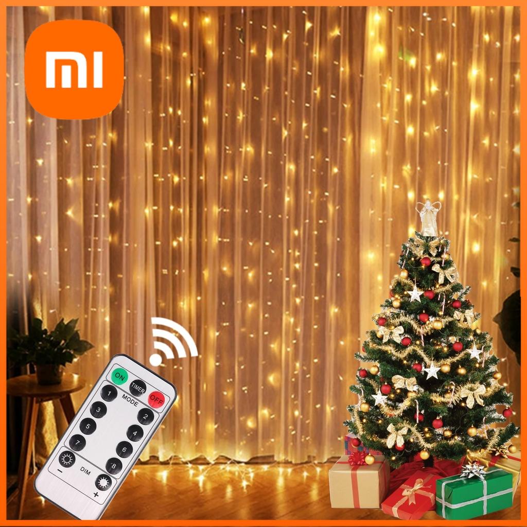 Xiaomi USB гирлянда гирлянда занавеска свет рождественский светильник рождественский декор для дома Рамадан декоративная новогодняя лампа