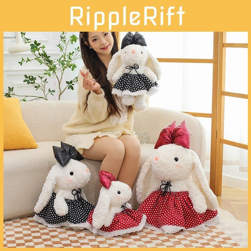 Plush Bowknot Bunny Dolls Childrens Cartoon Animals Holiday Gifts Cotton Pp