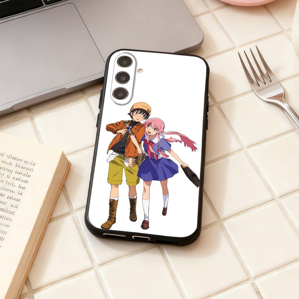 Чехол для телефона F-Future Diary Anime для Samsung Galaxy A73, A72, A71, A70, A53, A52, A51, Другие Мягкий Черный Корпус