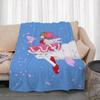 Anime C-Cardcaptor Sakura Throw Lightweight 240g Flannel Blanket Soft Skin-friendly for Summer Cooling