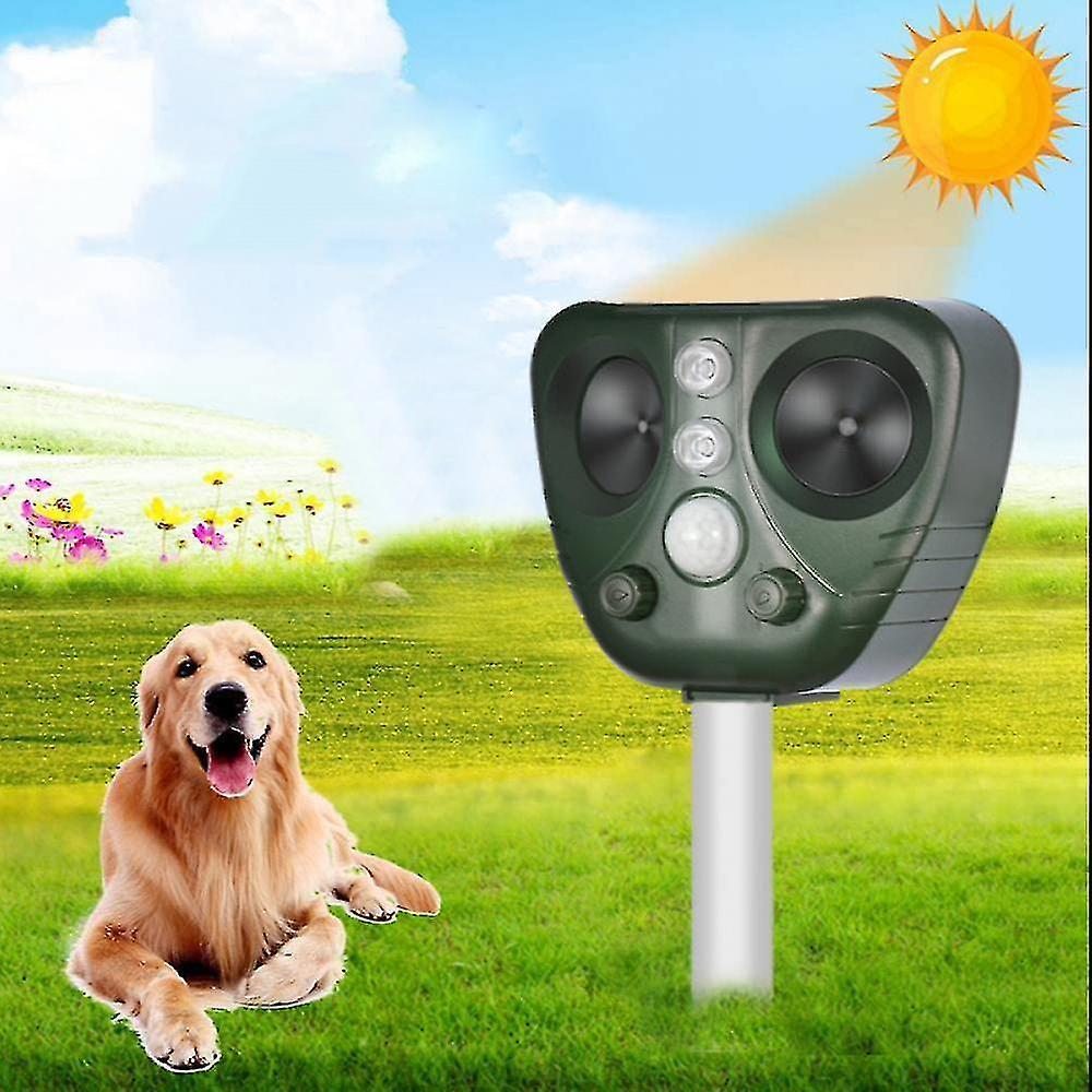 Ultrasonic Cat Repeller Dog Repeller Solar Charged Usb Charging Prevent Dogs And Cats