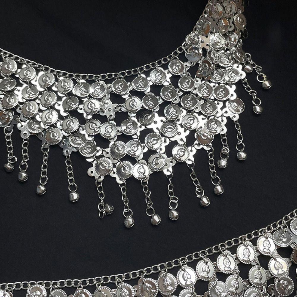 Round Bohemian Style Waistband Vintage Ethnic Style Belt Dress Accessories