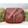 New HANDMADE DESIGNER REAL LEATHER SADDLE BAG RETRO RUSTIC VINTAGE HAND BAG