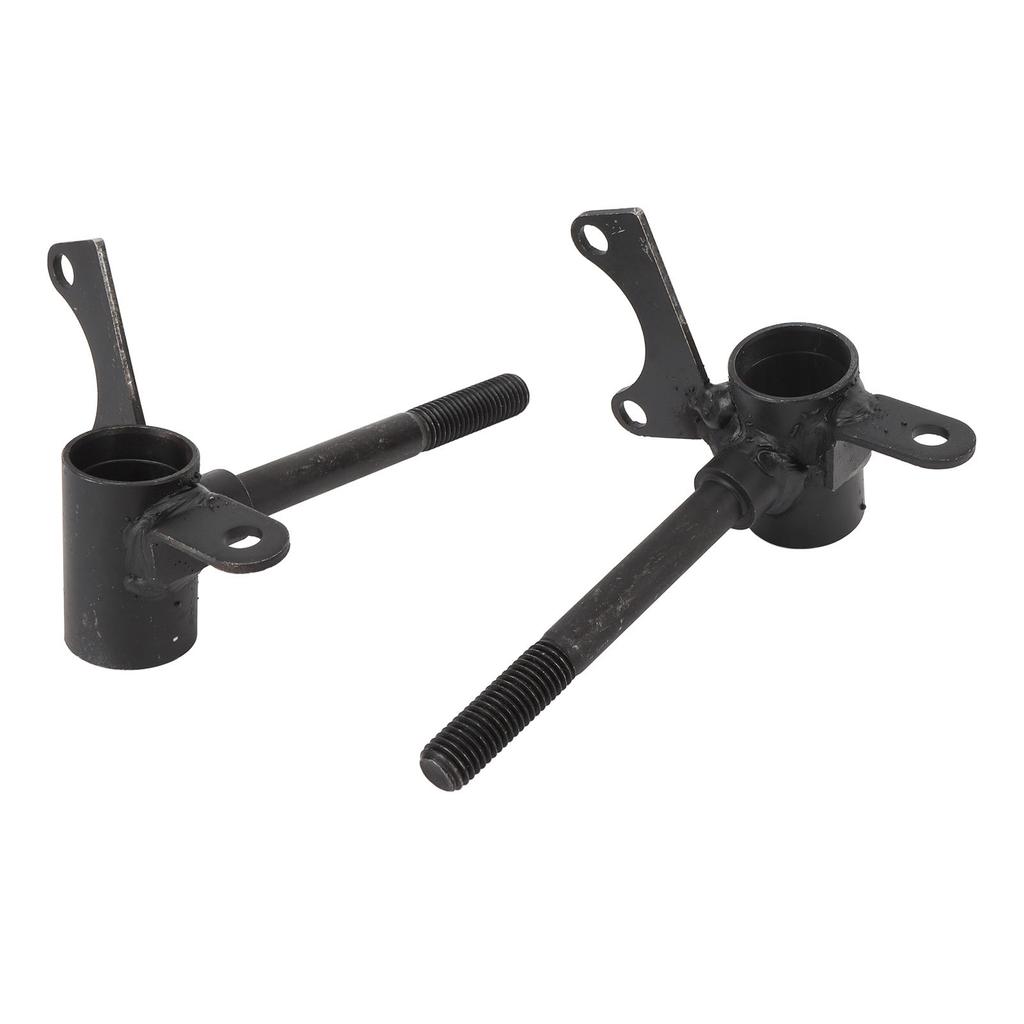 Пара 10-миллиметровых шпинделей поворотного кулака переднего колеса для квадроцикла Go Kart Quad ATV объемом до 110 куб. см, черного цвета