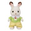 Sylvanian Families Doll Rabbit ST Mark Ages 3 and Toy Sylvanian Epoch "Chocolate Boy" U-102 Certified, Up, Dollhouse, Families,