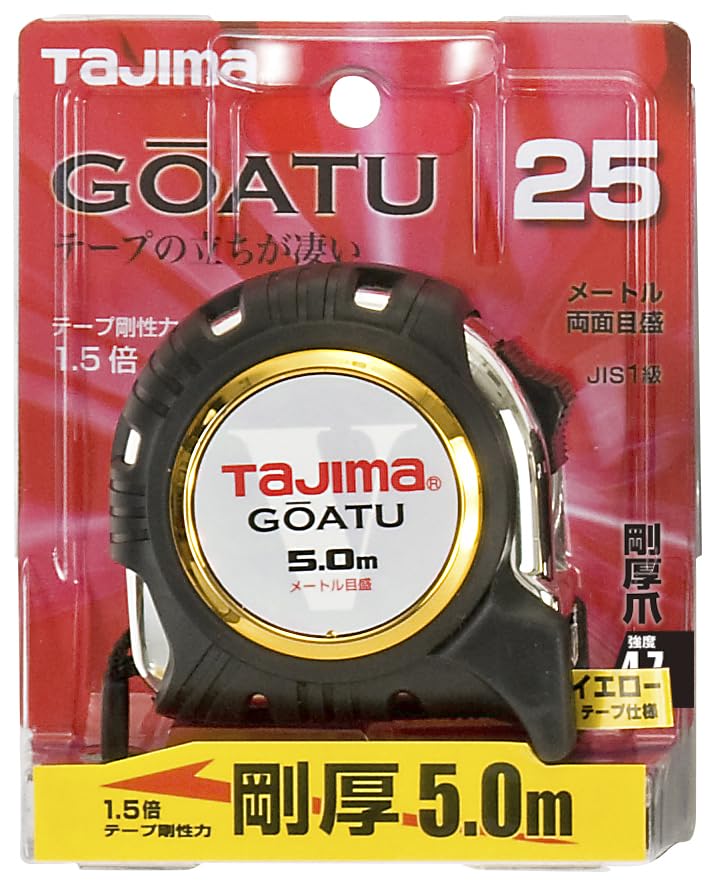 Tajima Convex 25 5m x GAGL2550 G-Lock Tape, 25mm,