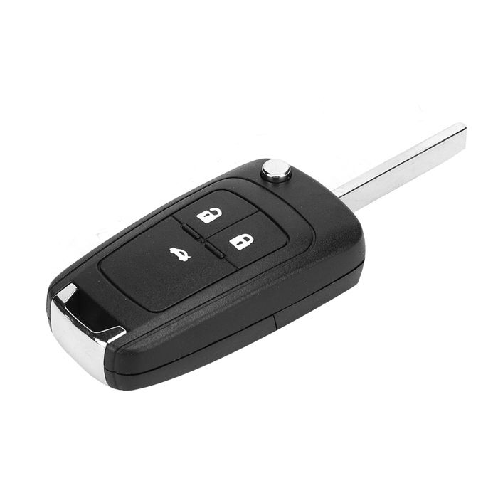 3-button Car Key Shell, Replacement Remote Shell for Opel Car Key, White Button Type