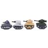 4pcs 1/64 Alloy Tank Model Toy Highly Simulation Children Kid Pull Back Vehicle Toy