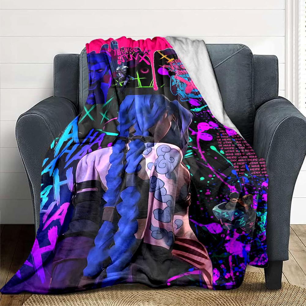1Pc Gothic Neon Dreamscape Blanket Soft Throw Blanket For Home Bedroom Bed Sofa Travel Office Solid Christmas Blanket