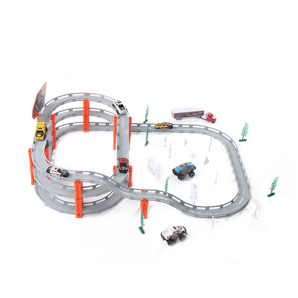 Электрический игрушечный трек для сборки автомобиля своими руками для детей и малышей, набор игрушечных треков CM557-50