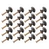 20pcs Antique Bronze Cabinet Knobs Single Hole Drawer Pulls Classic Furniture Handles  For Drawers