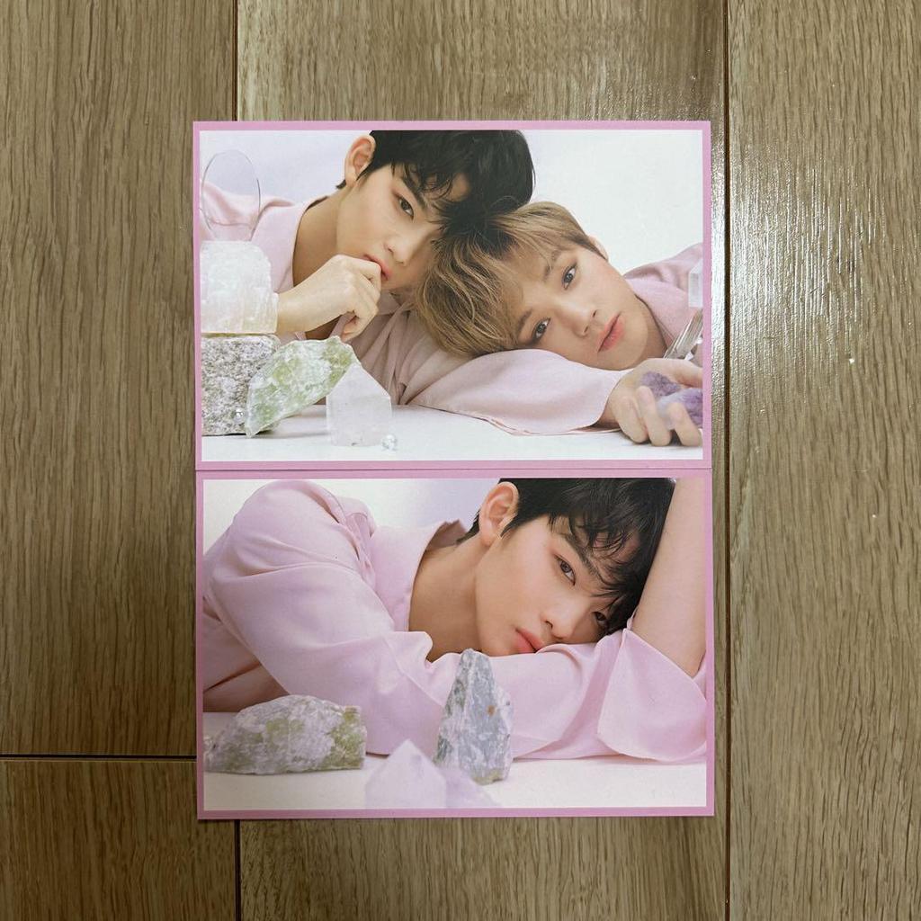 [USED] Wanna OneCIX Bae Jinyoung Set Trading Card Postcard Can Badge