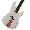 Electric Bass 2023 Collection Made In Japan Traditional 60s Precision Rosewood Olympic White with Red Competition Stripe Soft Case Included