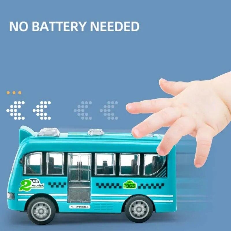 Моделирование инерционного школьного автобуса, игрушки, автомобильные игрушки для детей, образовательные интерактивные игрушки