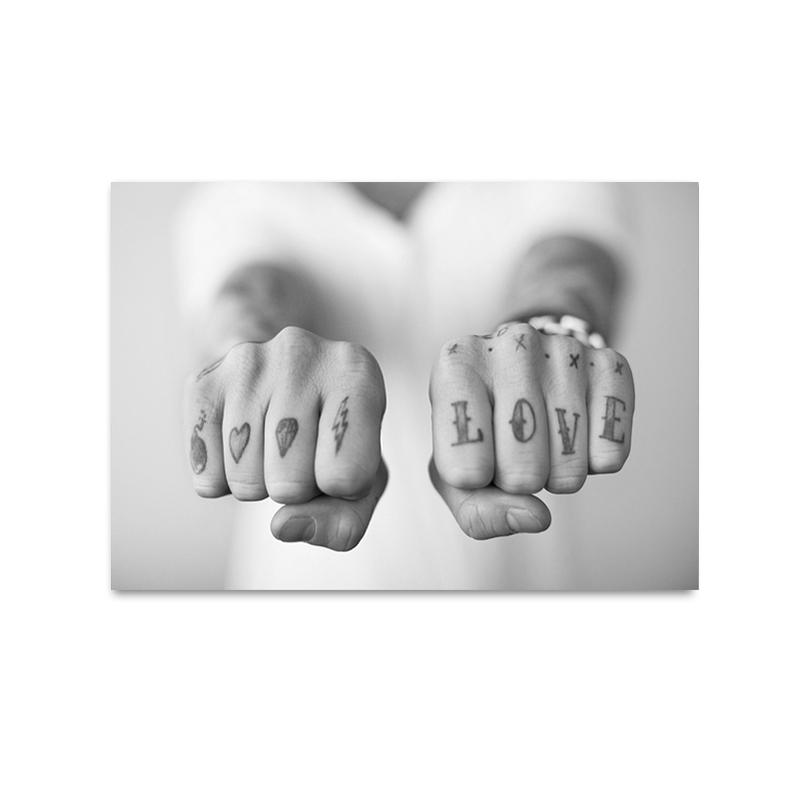 Черно-белый романтический плакат «рука об руку» с принтом на холсте, современная картина с цитатами о любви, настенная художественная картина для пар, влюбленных, декор комнаты